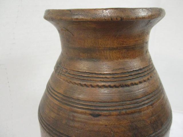 Old Wood Milk Jug from the Himalayan Mountains