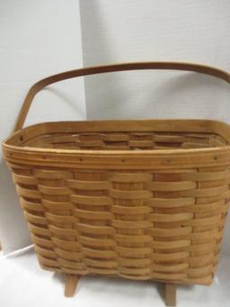 1985 Signed Longaberger Magazine Basket