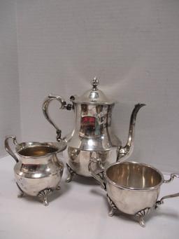 Poole Silver Co. Silverplated Coffee Service