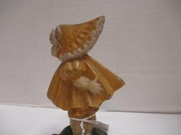 Vintage Cast Iron Sun Bonnet Sue Doorstop