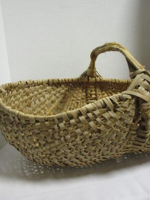 Hand Woven Native American Split Oak Buttock Basket