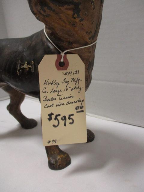 Hubley Toy Mfg. Co. Cast Iron Boston Terrier Doorstop