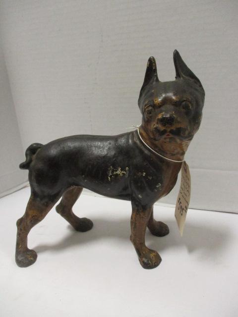 Hubley Toy Mfg. Co. Cast Iron Boston Terrier Doorstop