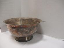 Webster-Wilcox Silverplated Presentation Bowl/Ladle