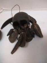 African Tribal Medicine Man Monkey Skull Amulet