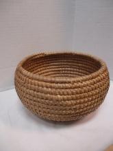 Hand Woven Native American Coil Basket