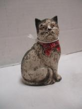Vintage Cast Iron Cat Still Bank