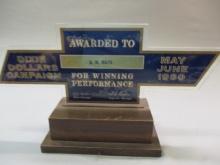 1960 Chevrolet Bowtie Award