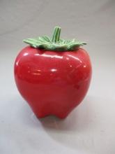 McCoy Apple Cookie Jar (Has Chip on 2 Leaves) 10"