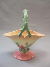 "Woodland" Pattern Hull Vase W22   10 1/2"