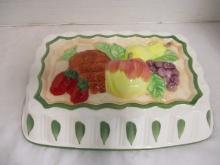 Three Fruit Motif Ceramic Molds