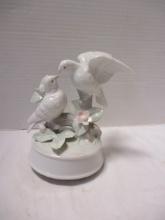 Arnart Imports Porcelain Love Birds Music Box