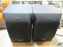 Pair of Sony 3-Way Speakers - Model #SS-H605