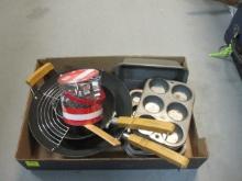 Bakeware and Cookware Lot - Muffin Pans, Bread Pans, Cookie Cutters,