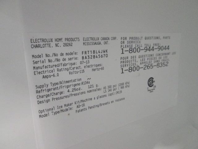 Frigidaire White Top Mount Refrigerator