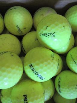 300+/- Yellow Titleist Practice Balls