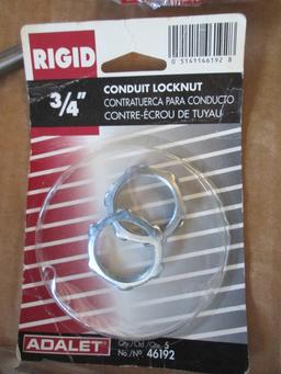 Hardware Items-Single Pole Switches, Receptacle Covers, Ring Terminators,