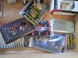 Hardware Items-Single Pole Switches, Receptacle Covers, Ring Terminators,