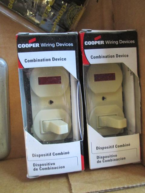 Hardware Items-Single Pole Switches, Receptacle Covers, Ring Terminators,