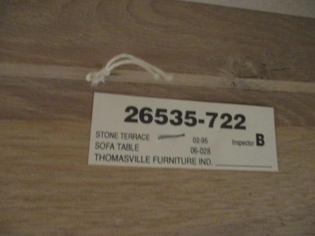 Thomasville Stone Terrace Series Console Table