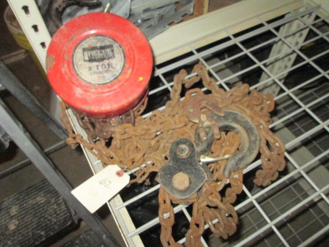 Reese 3 Ton Chain Fall