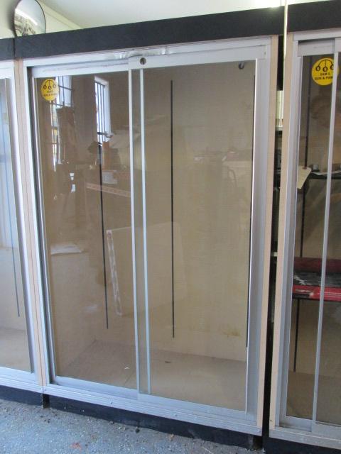 Prestige Store Interiors Lighted Double Sided Display Case