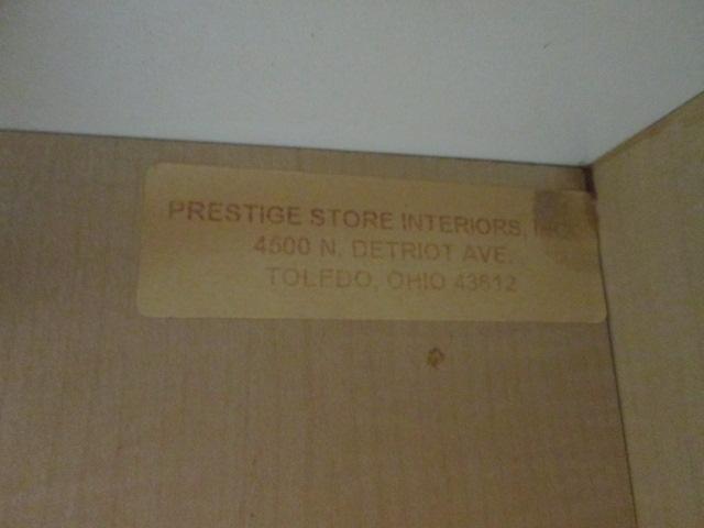 Prestige Store Interiors Lighted Double Sided Display Case