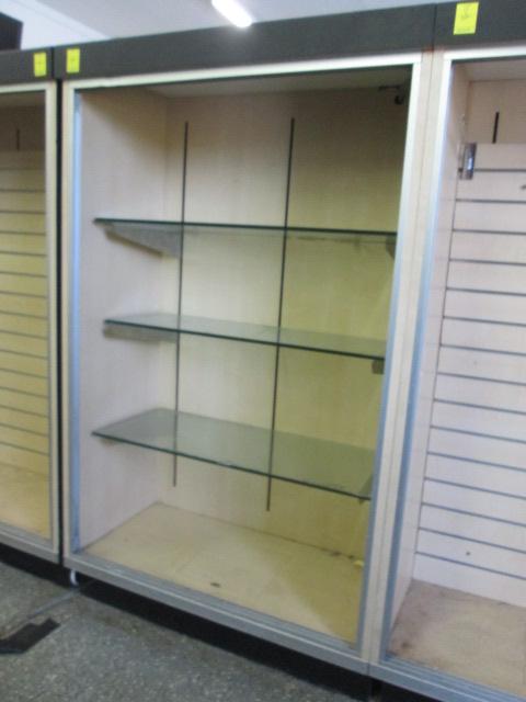 Prestige Store Interiors Lighted Double Sided Display Case