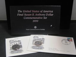 1999 US Final Susan B. Anthony Commemorative Set