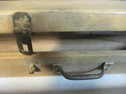 Rustic Folk Art Fish-Shaped Wood Box