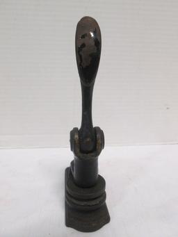 Old Cast Iron Notary Stamp