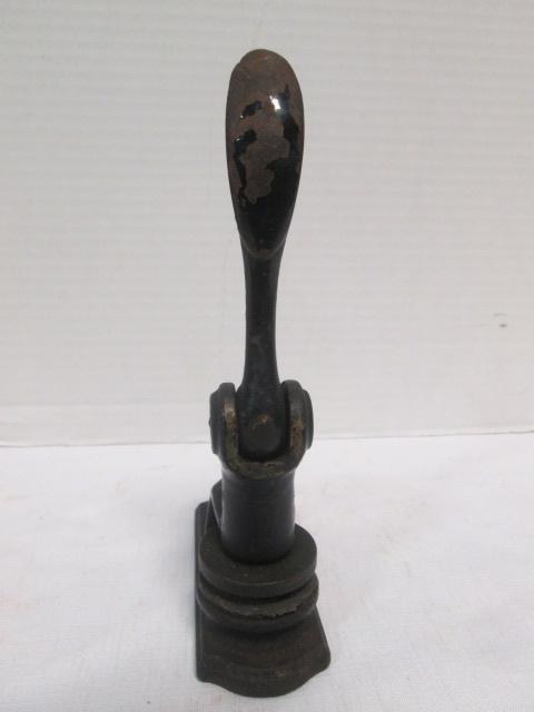 Old Cast Iron Notary Stamp