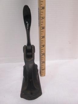 Old Cast Iron Notary Stamp