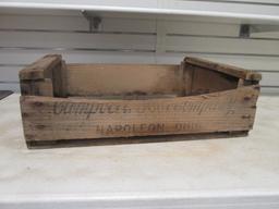 Vintage "Campbell's Soup" Wood Crate
