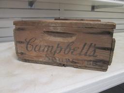 Vintage "Campbell's Soup" Wood Crate