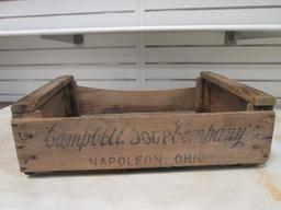 Vintage "Campbell's Soup" Wood Crate