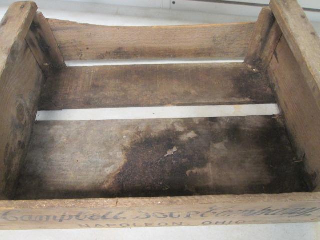 Vintage "Campbell's Soup" Wood Crate