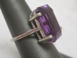 Sterling Silver Amethyst Ring
