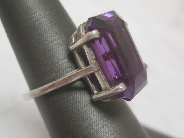 Sterling Silver Amethyst Ring