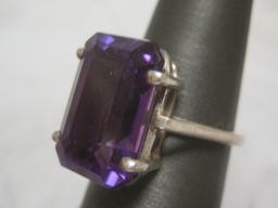 Sterling Silver Amethyst Ring