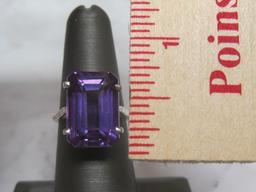 Sterling Silver Amethyst Ring