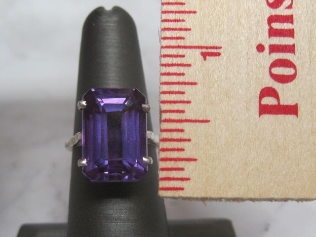 Sterling Silver Amethyst Ring