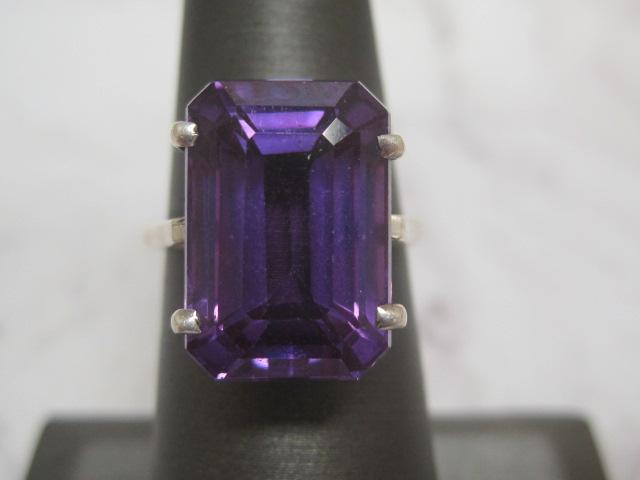 Sterling Silver Amethyst Ring