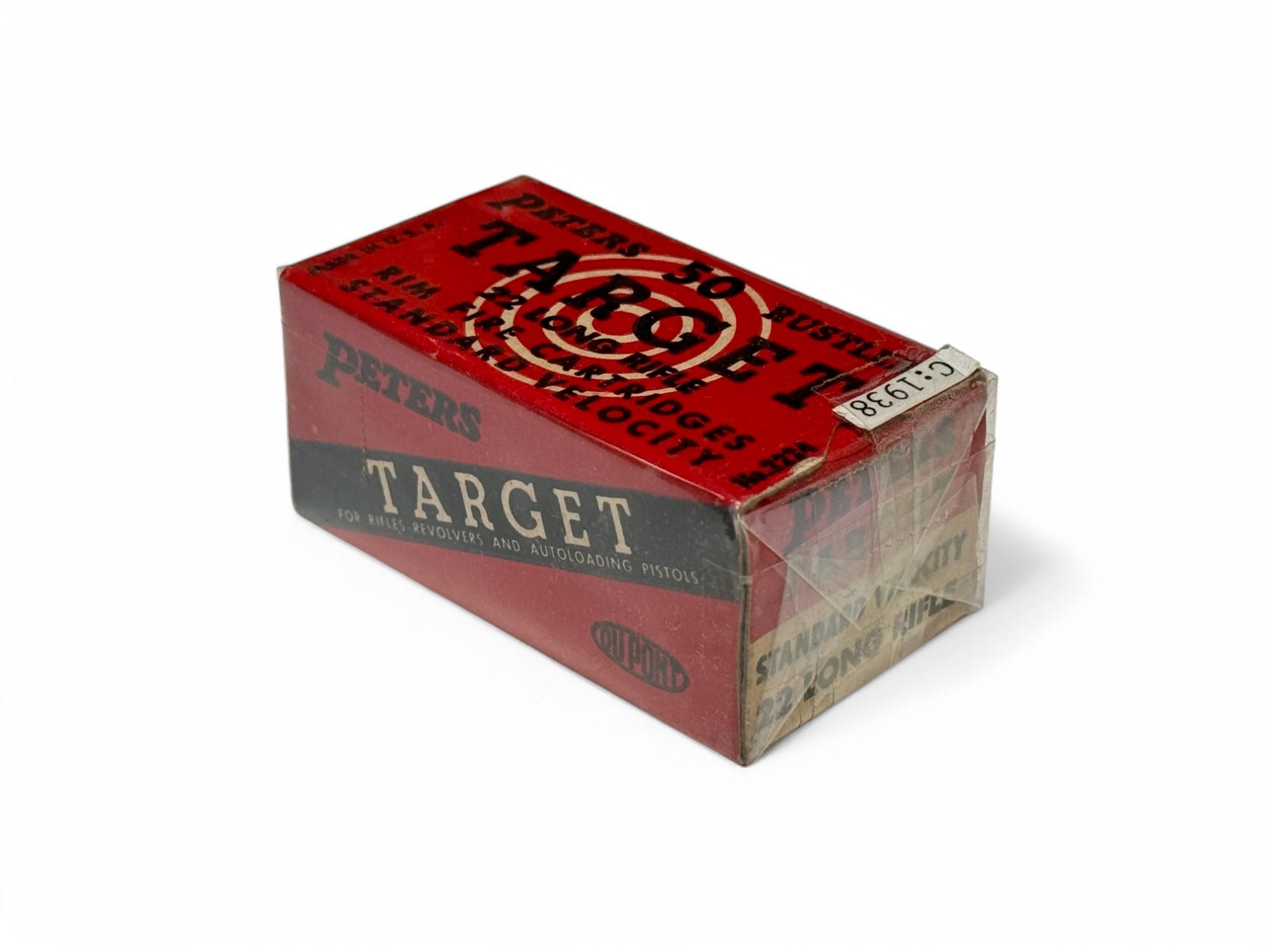 NOS Rare Vintage 50rds. of Peters Rustless Target .22 LR Ammunition