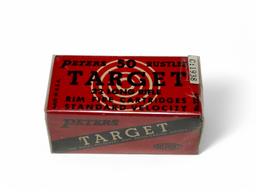 NOS Rare Vintage 50rds. of Peters Rustless Target .22 LR Ammunition