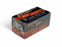 NOS Rare Vintage 50rds. of Peters DuPont High Velocity .22 LR Ammunition