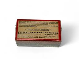 NOS Rare Vintage 50rds. of Peters DuPont High Velocity .22 LR Ammunition