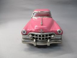 Vintage Tin Cadillac Luxe Car MF330 Friction Toy In Original Box
