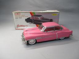Vintage Tin Cadillac Luxe Car MF330 Friction Toy In Original Box