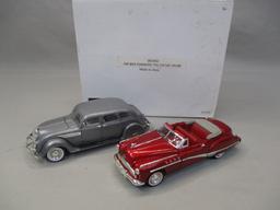 1949 Buick Roadmaster Convertible & 1936 Chrysler Airflow Signature Models